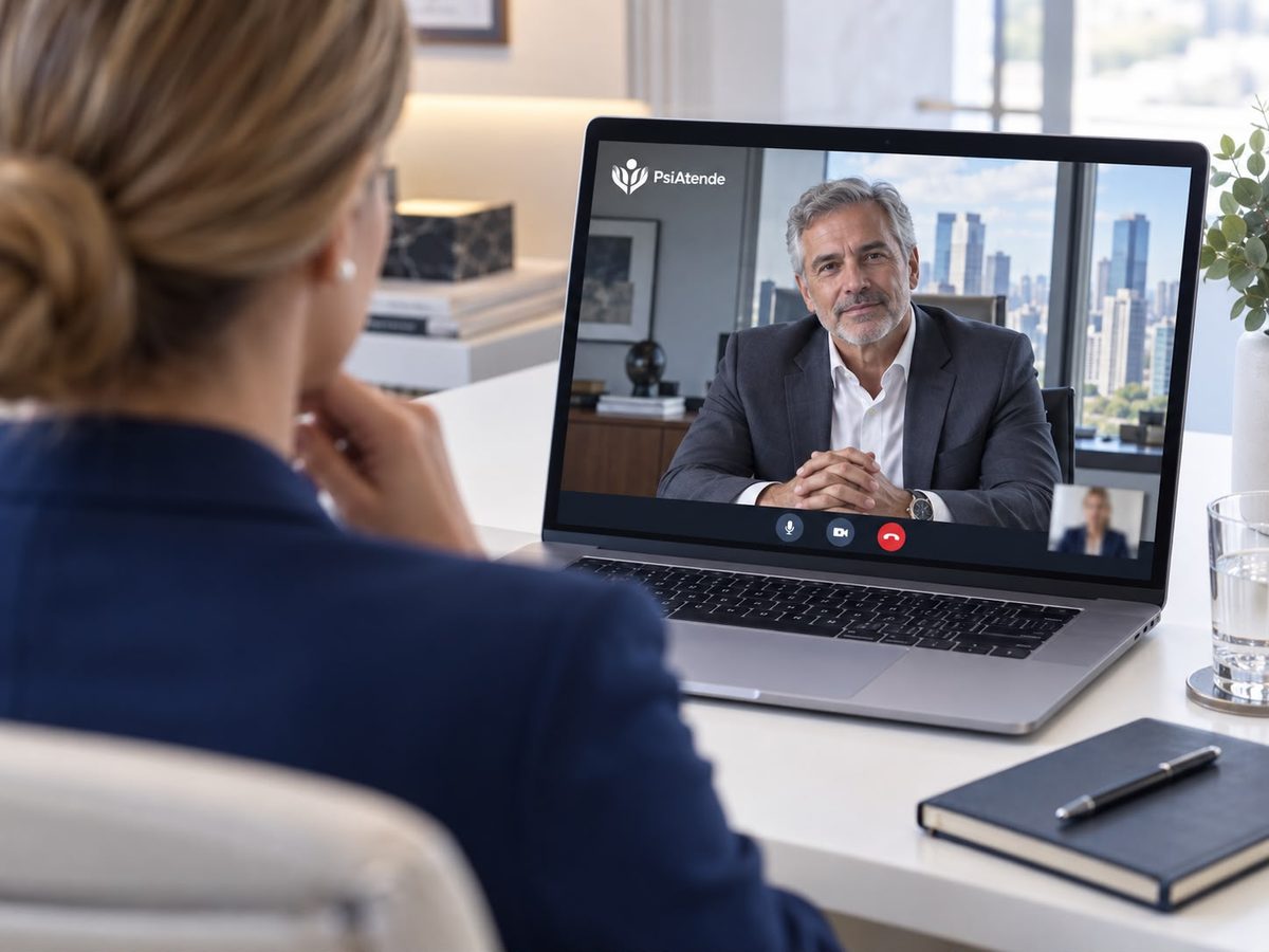 Atendimento psicológico online por videochamada